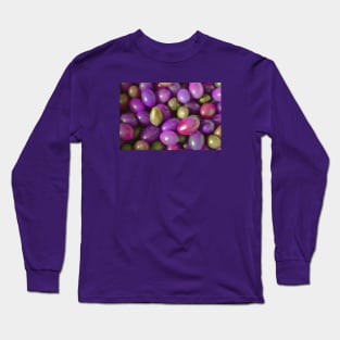 Purple Pop Tomatoes Long Sleeve T-Shirt